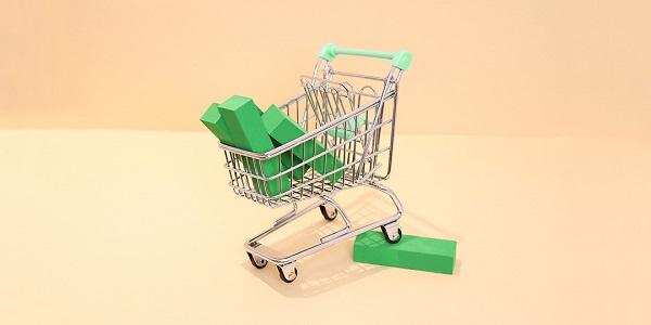 shopping cart using an online queue
