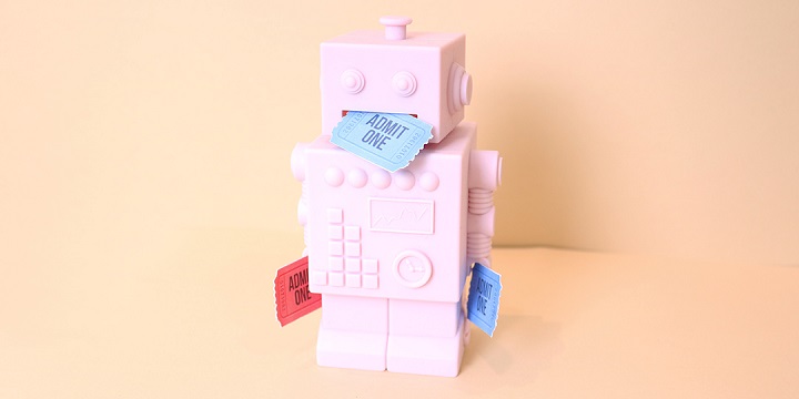 pink ticket bot with tickets