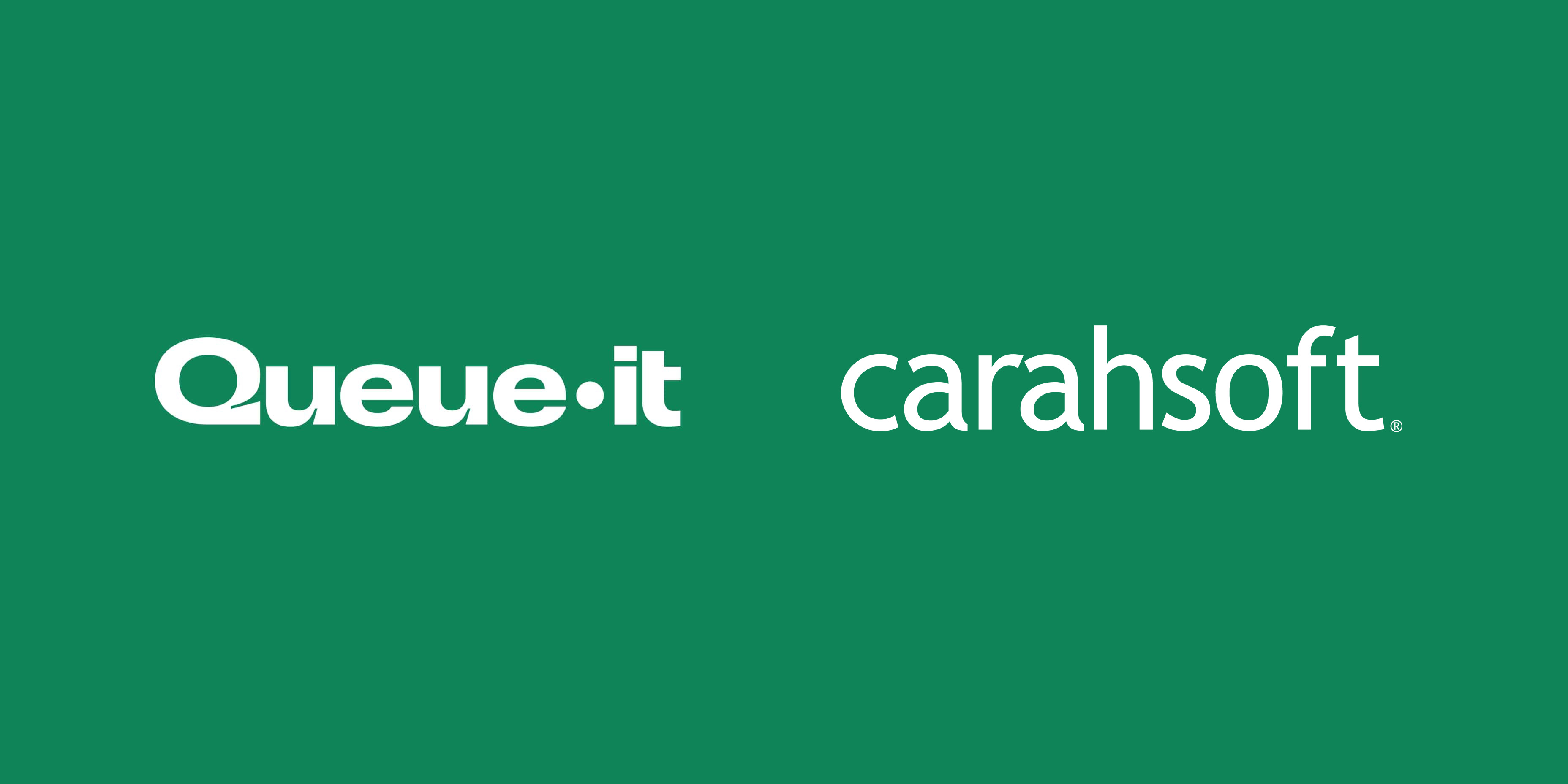 Queue-it Carahsoft logos partnership