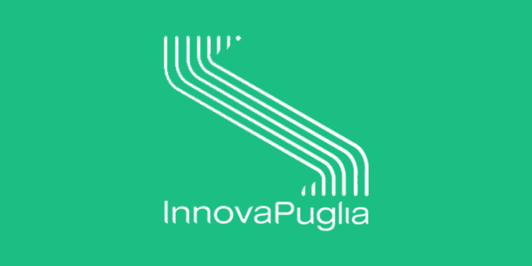 innova puglia logo on green background