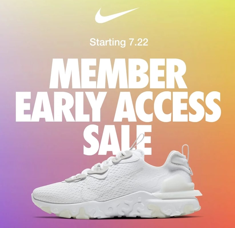 Nike Member early access sale