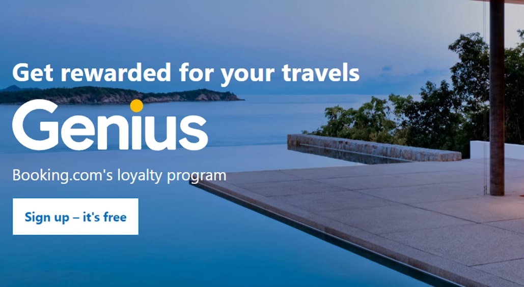 Booking.com's rewards program Genius