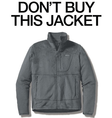 Patagonia ad: Don't buy this jacket