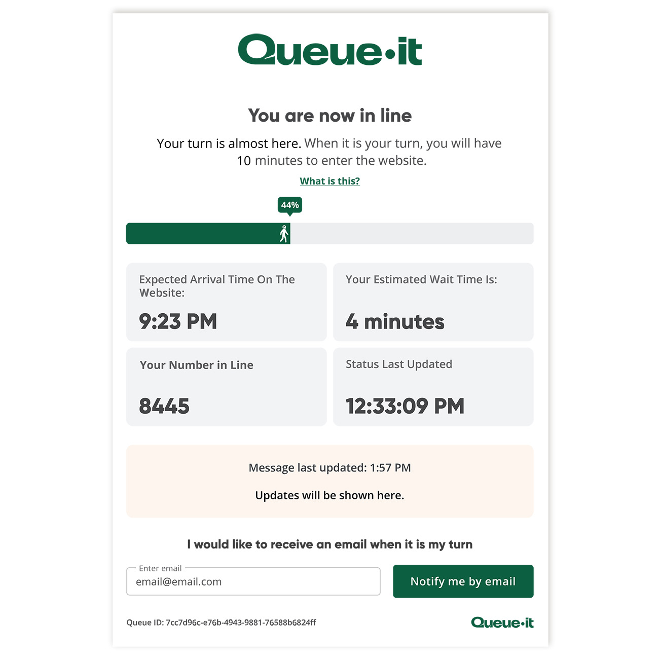 queue page scale