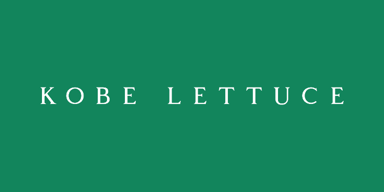 Kobe Lettuce logo on green