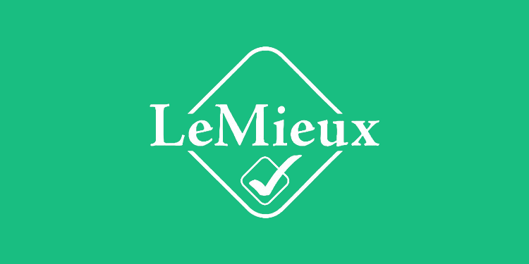 LeMieux Logo in Queue-it green
