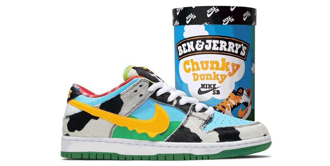 Nike Sneaker collaboration with Ben & Jerrys 