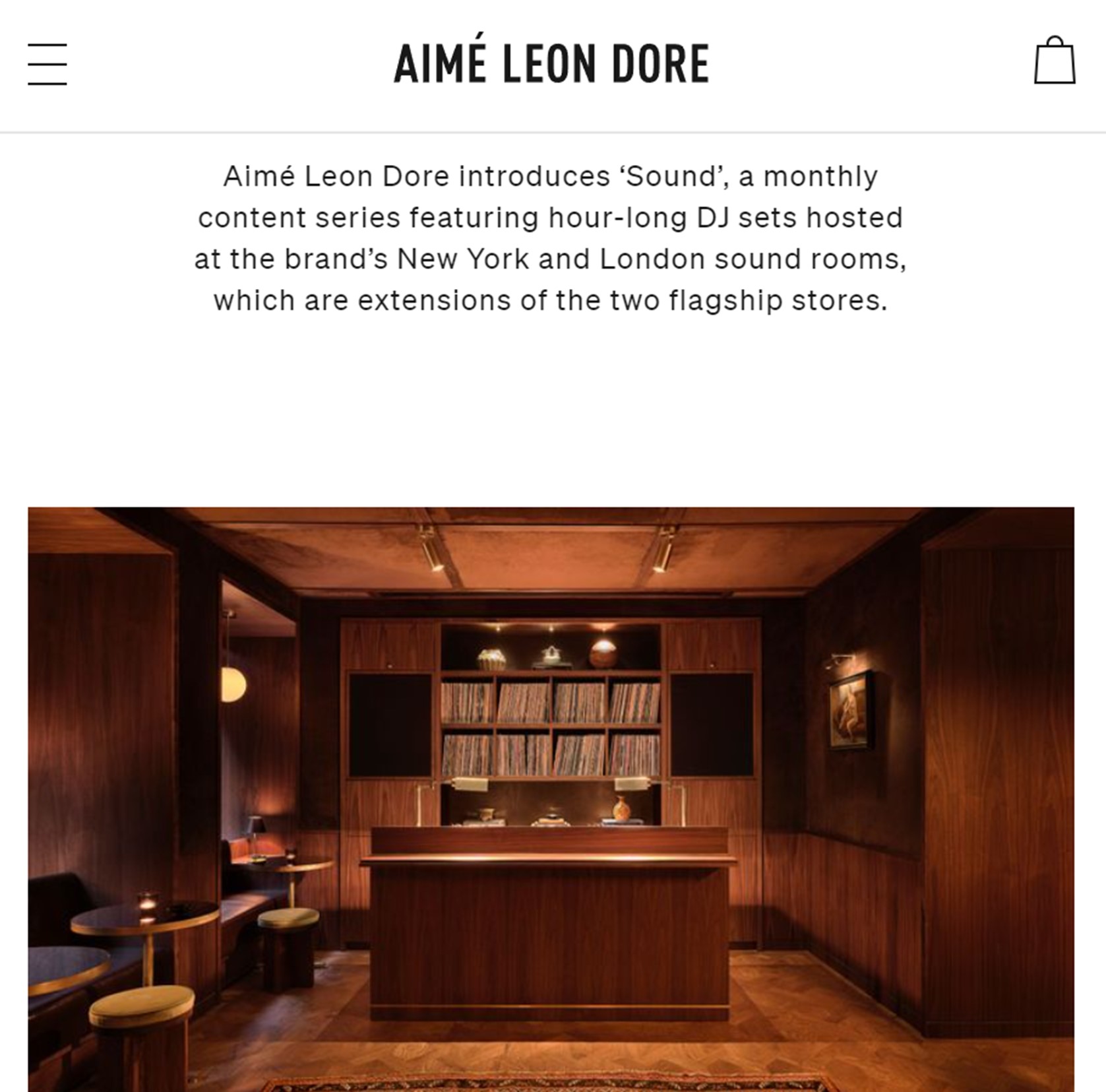 Aime Leon Dore DJ sets