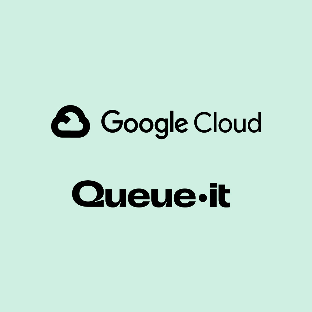 Google Cloud & Queue-it logos
