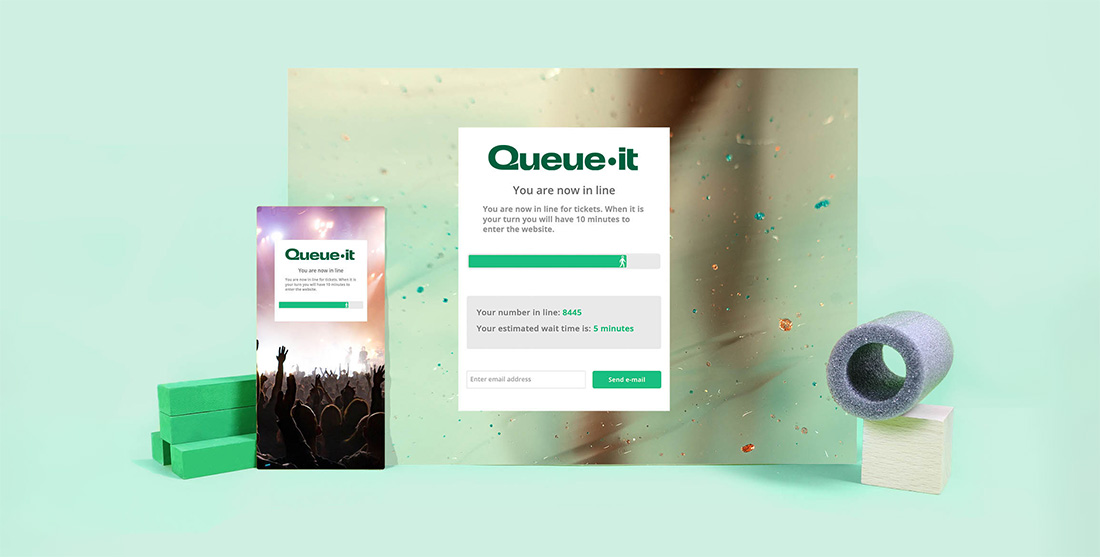 Queue-it virtual queue on desktop & mobile