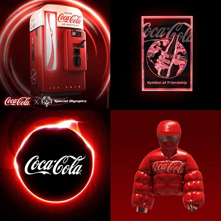 Coca-Cola digital merchandise NFT