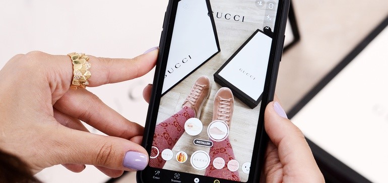 augmented reality gucci mobile