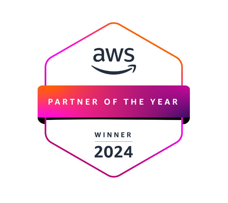 AWS Partner of the year award badge