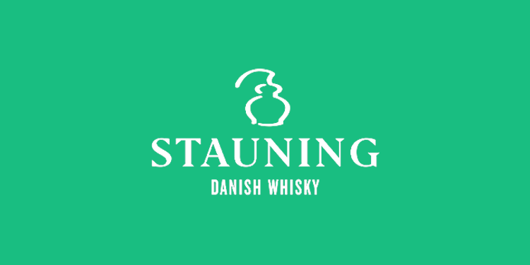 Stauning Whisky logo on green background