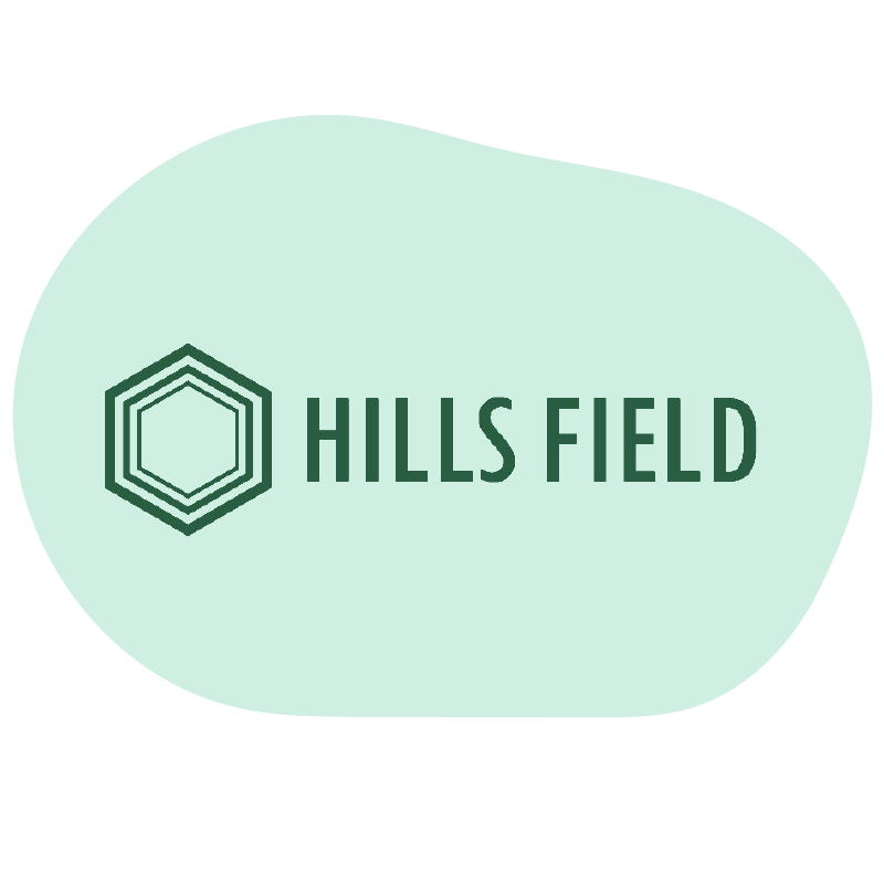 Hills Field logo in green