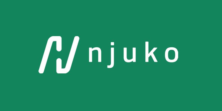 njuko logo dark green background